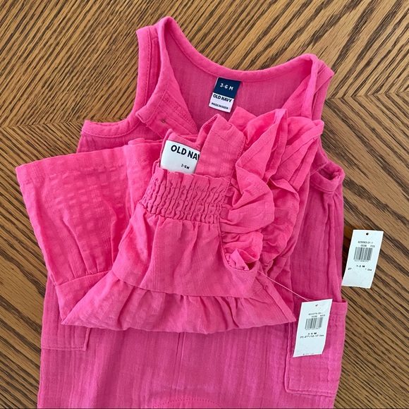 Old Navy Baby Girl Dress & Henley One-Piece - Pink - Picture 7 of 10